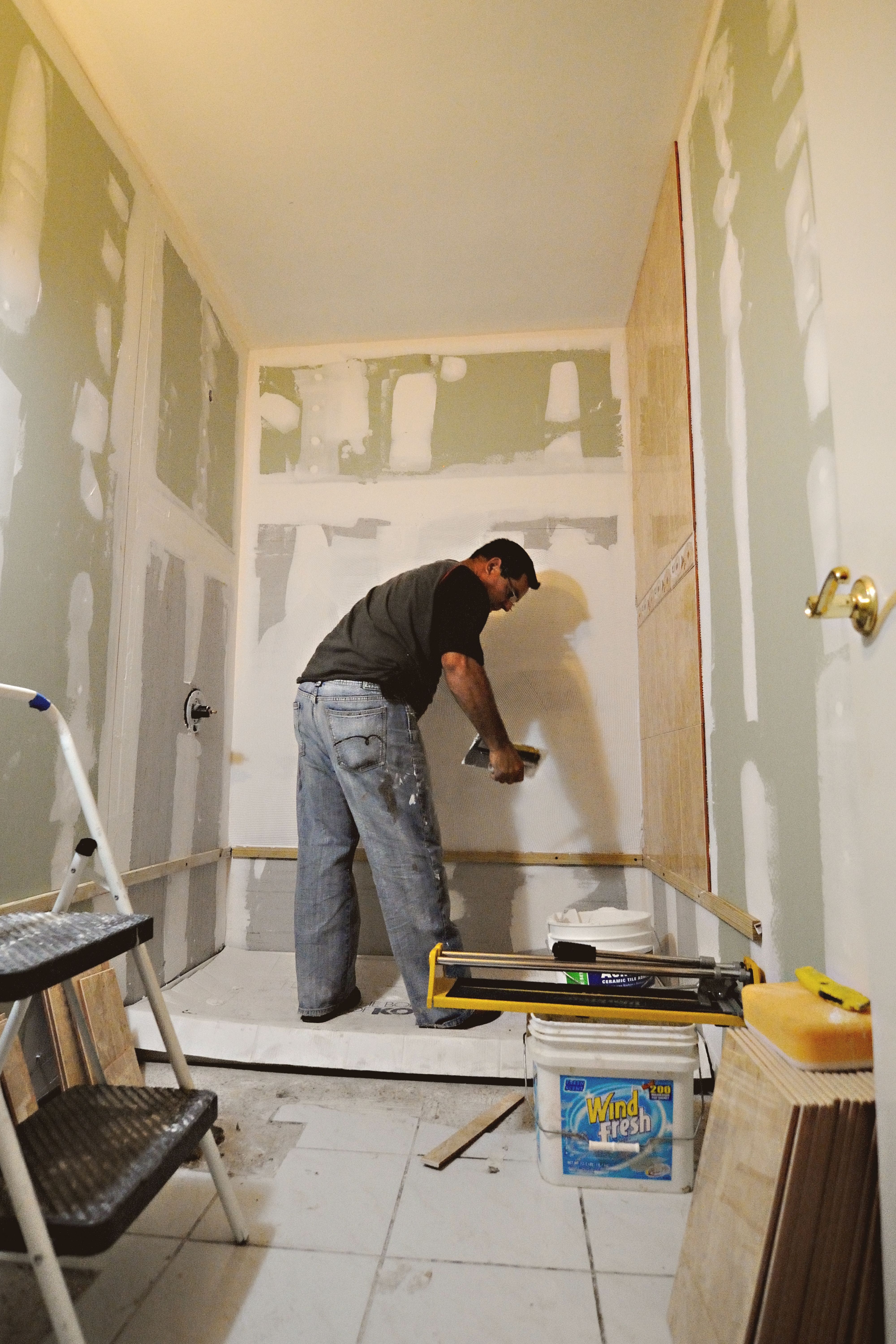 Interior painting and finishing work